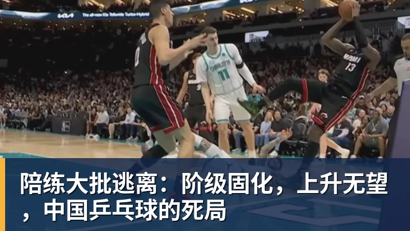 陪练大批逃离：阶级固化，上升无望，中国乒乓球的死局